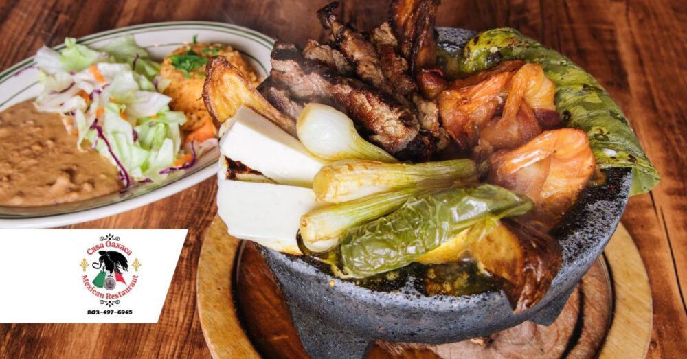 Mexican Molcajete dish